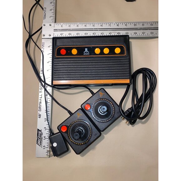 Atari Flashback 9 Boom Console with 2 Joysticks Retro Gaming System Vintage Styl - Picture 4 of 10